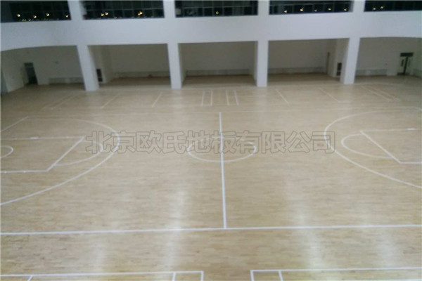 單龍骨運動木地板寧夏石嘴山星海中學成功案例